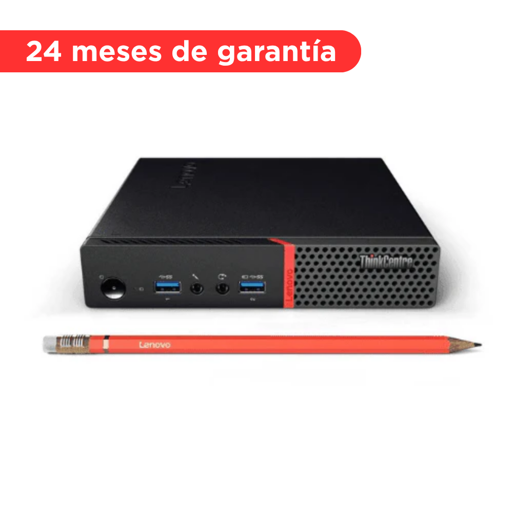 PC Tiny Lenovo ThinkCentre M910q (Intel Core i5 de 6° Gen, 16gb DDR4, 256gb SSD, Windows 11 Pro) Reacondicionado - ¡Garantía extendida 12 meses de regalo!