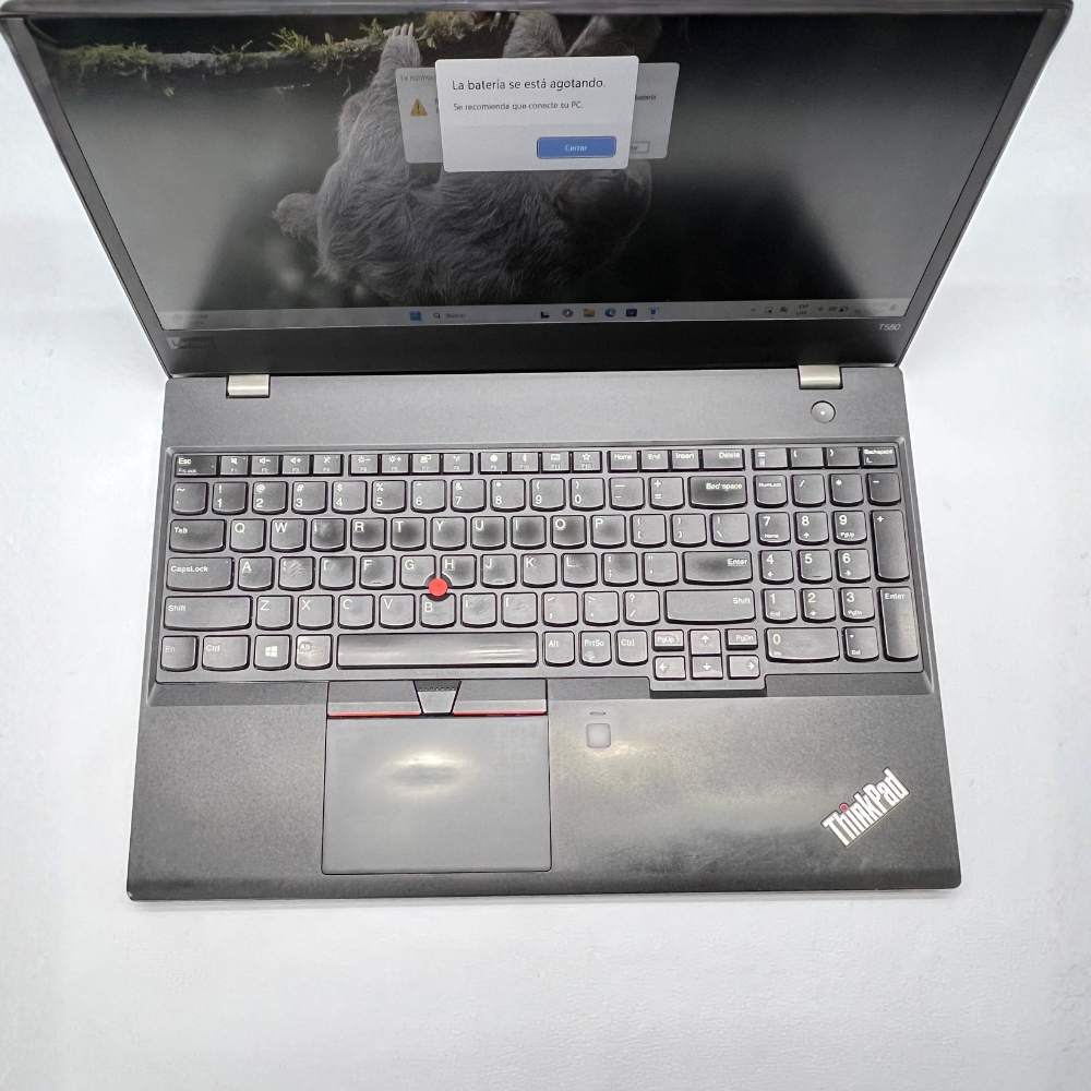 Notebook Lenovo ThinkPad T580 (Pantalla 15.6″, Intel Core i5 de 7° Gen, 8GB DDR4, 256GB M.2, Teclado Inglés, Windows 11 Pro) Reacondicionado REMATE