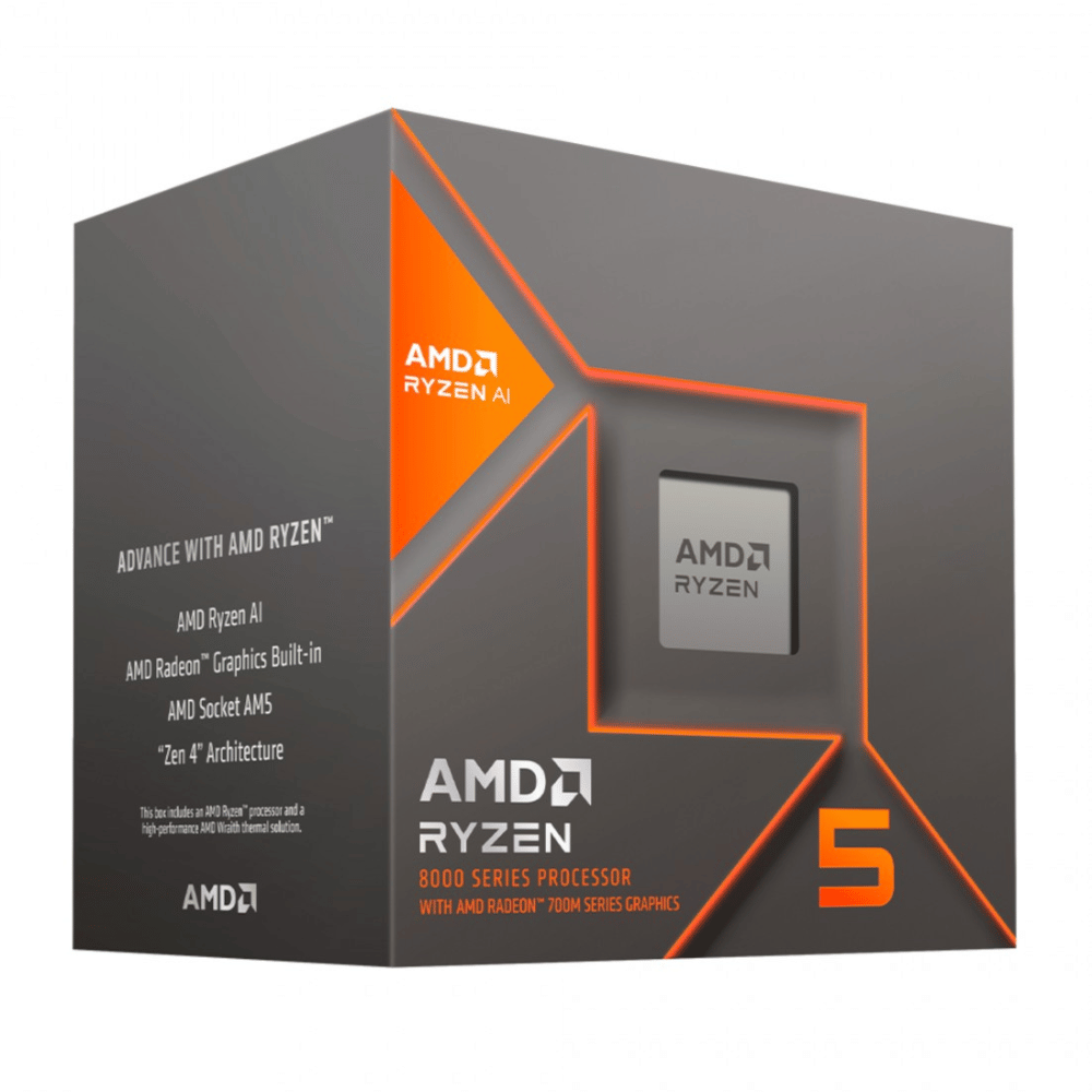 CPU AMD Ryzen 5 8600G 100-100001237BOX (Socket AM5, 4.3 GHz, 6C/12T, 16MB, Radeon 760M)