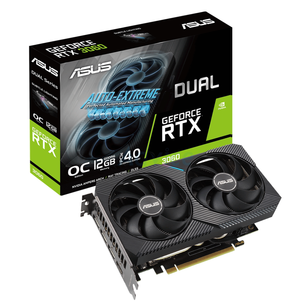 Tarjeta de Video ASUS GeForce RTX 3060 O12G V2 12GB GDDR6 (PCIe 4.0, 3×DP, 1×HDMI)