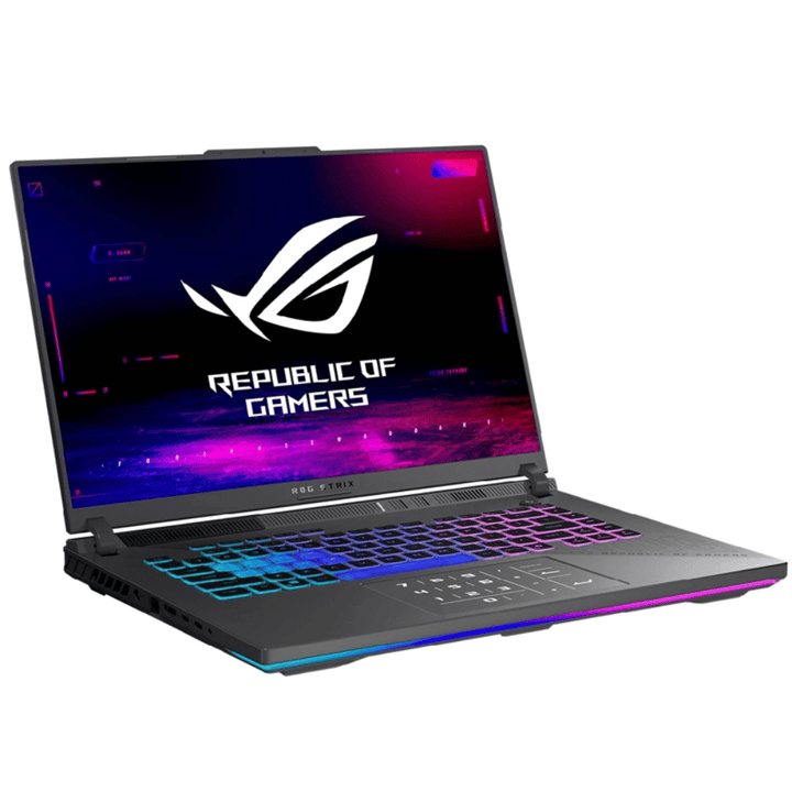 Notebook Gamer ASUS ROG Strix G16 G614PH-RV079W (Pantalla 16" FHD 165Hz, AMD Ryzen 9 8940HX, 16GB DDR5, 1TB NVMe, NVIDIA RTX 5050 8GB, Wi-Fi, Windows 11 Home) Reacondicionado