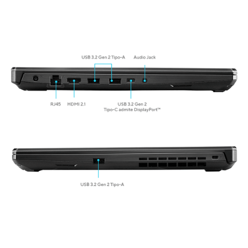 Notebook Gamer ASUS TUF A15 FA506NF-HN003W (Pantalla 15.6" FHD, Ryzen 5 7535H, 8GB DDR5, 512GB NVMe, RTX 2050, Windows 11 Home) Reacondicionado