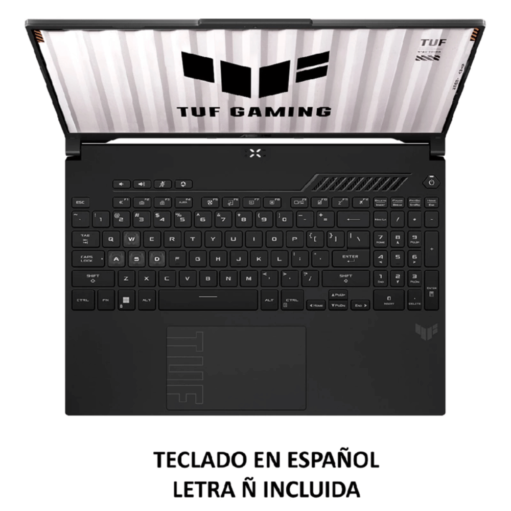 Notebook Gamer ASUS TUF F16 FX607VJB-RL112W (Pantalla 16" FHD 165Hz, Intel Core 5-210H, 16GB DDR5, 512GB NVMe, NVIDIA RTX 3050 6GB, Teclado Español, Wi-Fi, Windows 11 Home) Reacondicionado