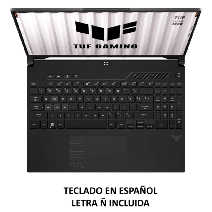 Notebook Gamer ASUS TUF F16 FX607VJB-RL112W (Pantalla 16" FHD 165Hz, Intel Core 5-210H, 16GB DDR5, 512GB NVMe, NVIDIA RTX 3050 6GB, Teclado Español, Wi-Fi, Windows 11 Home) Reacondicionado