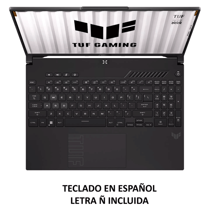 Notebook Gamer ASUS TUF F16 FX607VJB-RL151W (Pantalla 16" FHD 165Hz, Intel Core 5-210H, 16GB DDR5, 512GB NVMe, NVIDIA RTX 3050 6GB, Teclado Español, Wi-Fi, Windows 11 Home) Reacondicionado