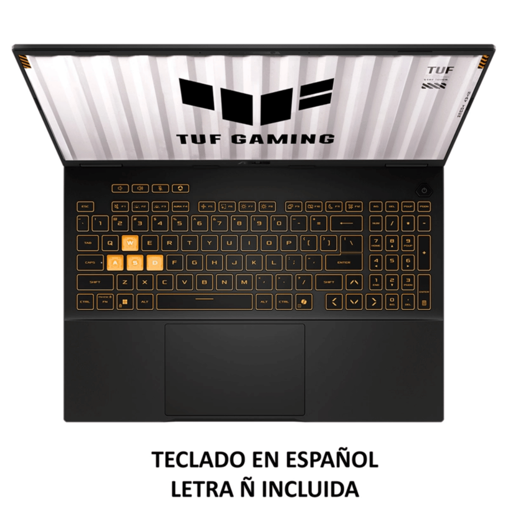 Notebook Gamer ASUS TUF Gaming F16 FX608JHR-QT090W (Pantalla 16" FHD+ 165Hz, Intel Core i7-14650HX, 32GB DDR5, 1TB NVMe, NVIDIA RTX 5050 8GB, Teclado Español, Wi-Fi, Windows 11 Home) Reacondicionado