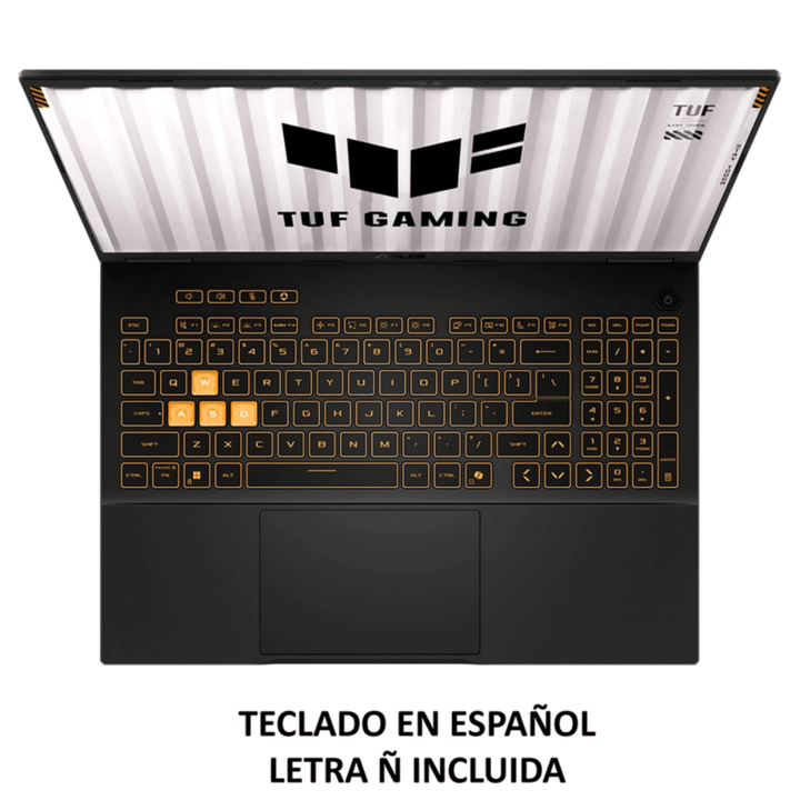 Notebook Gamer ASUS TUF Gaming F16 FX608JHR-QT090W (Pantalla 16" FHD+ 165Hz, Intel Core i7-14650HX, 32GB DDR5, 1TB NVMe, NVIDIA RTX 5050 8GB, Teclado Español, Wi-Fi, Windows 11 Home) Reacondicionado