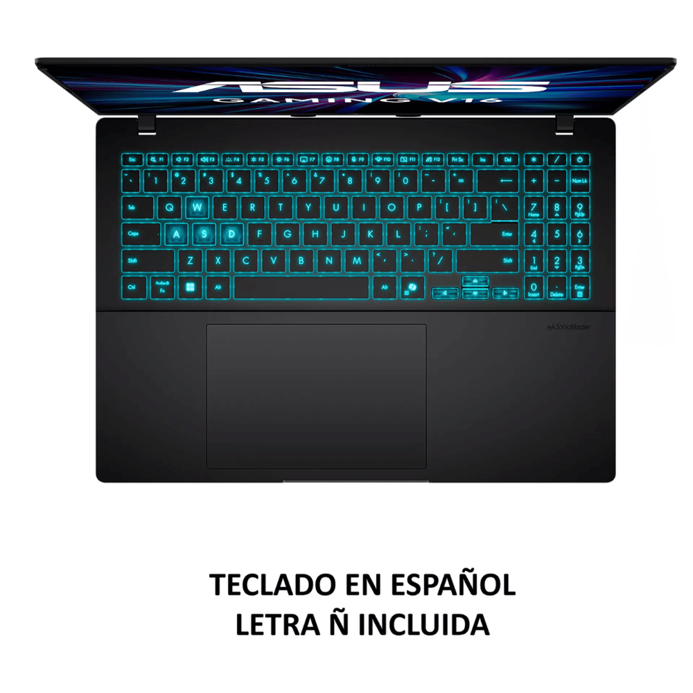Notebook Gamer ASUS V16 Gaming V3607VM-RP077W  (Pantalla 16" FHD+, Intel Core i7-240H, 16GB DDR5, 512GB NVMe, NVIDIA RTX 5060 8GB, Teclado Español, Wi-Fi, Windows 11 Home) Reacondicionado