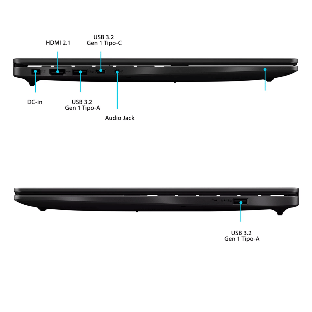 Notebook Gamer ASUS V16 Gaming V3607VM-RP077W  (Pantalla 16" FHD+, Intel Core i7-240H, 16GB DDR5, 512GB NVMe, NVIDIA RTX 5060 8GB, Teclado Español, Wi-Fi, Windows 11 Home) Reacondicionado