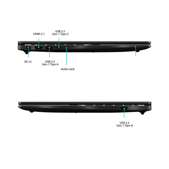 Notebook Gamer ASUS V16 V3607VU-RP274W (Pantalla 16" FHD+, Intel Core 5-210H, 16GB DDR5, 512GB SSD, NVIDIA RTX 4050 6GB, Teclado Español, Wi-Fi, Windows 11 Home) Reacondicionado