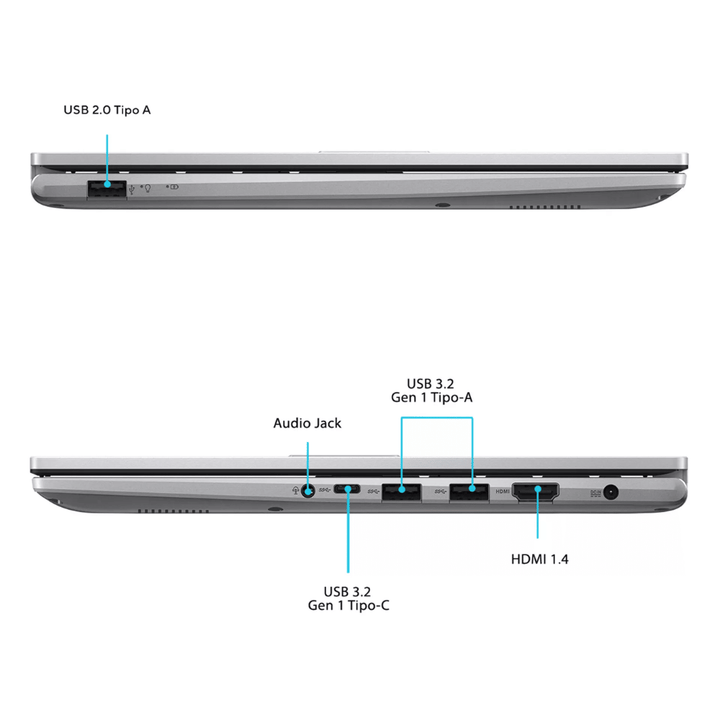 Notebook ASUS VivoBook 14 X1404VA-EB1660W (Pantalla 14" FHD, Intel Core i5-1334U, 8GB DDR4, 512GB SSD, Teclado Español, Wi-Fi, Windows 11 Home) Reacondicionado