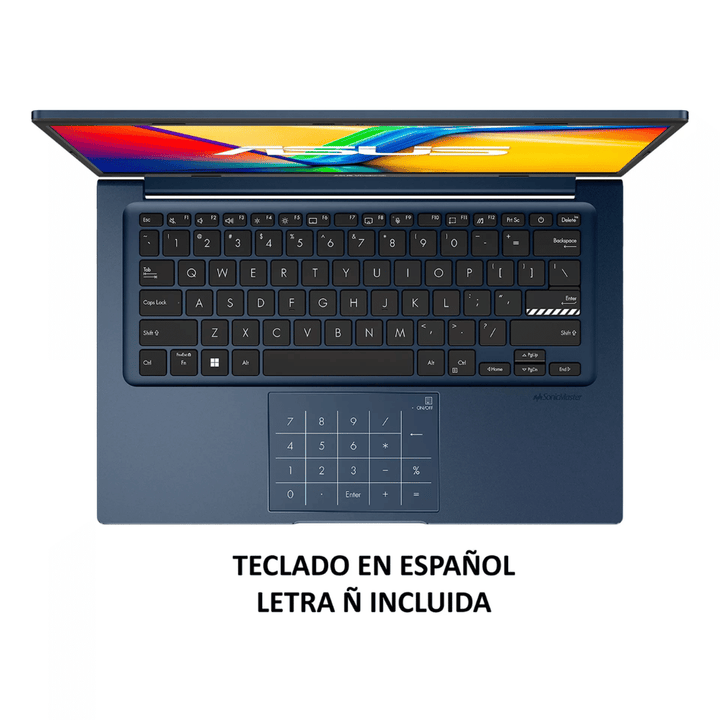Notebook ASUS VivoBook 14 X1404VA-NK780W (Pantalla 14", Core i5-1334U de 13° Generación, 8GB DDR4, 512GB M.2, Teclado Español, Windows 11 Home) Reacondicionado