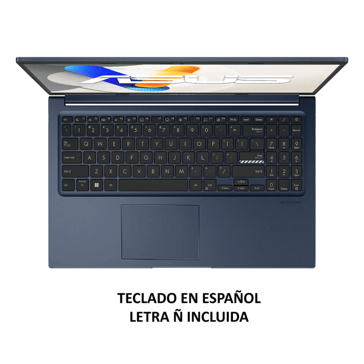 Notebook ASUS VivoBook 15 X1504VA-BQ4206W (Pantalla 15.6" FHD, Intel Core 5-120U, 16GB DDR5, 512GB SSD, Teclado Español, Wi-Fi, Windows 11 Home) Reacondicionado