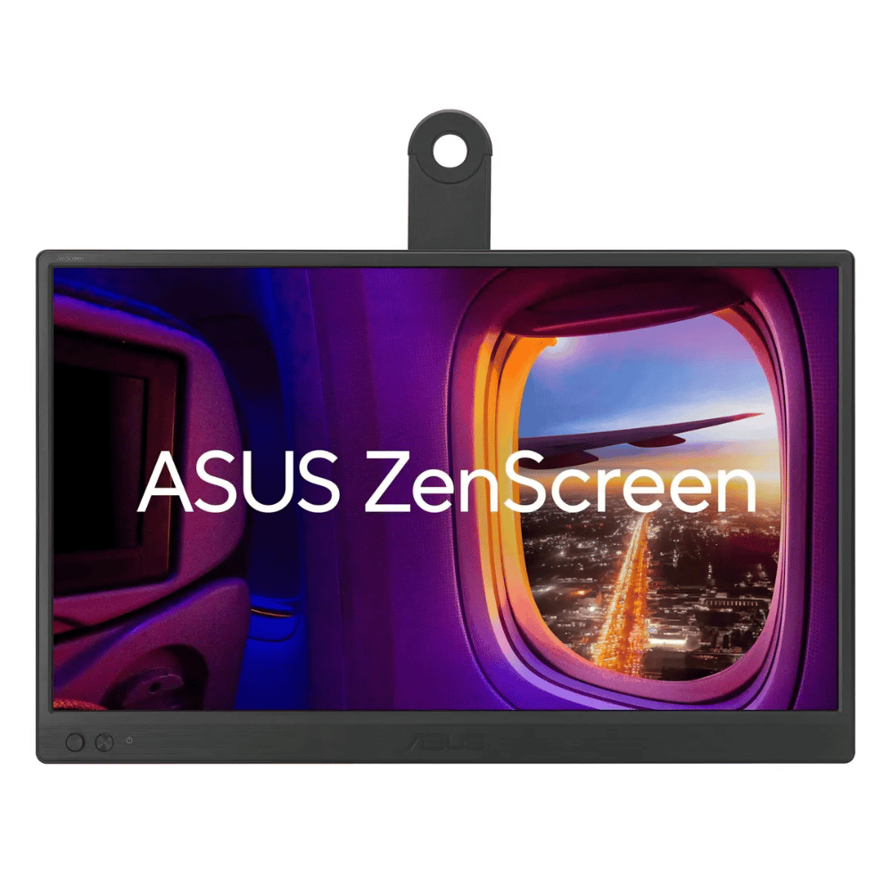 Monitor Portátil 15.6" ASUS ZenScreen MB169CK (Full HD IPS, 2× USB-C, Mini HDMI, Auto-Rotate, Soporte 360°) Nuevo