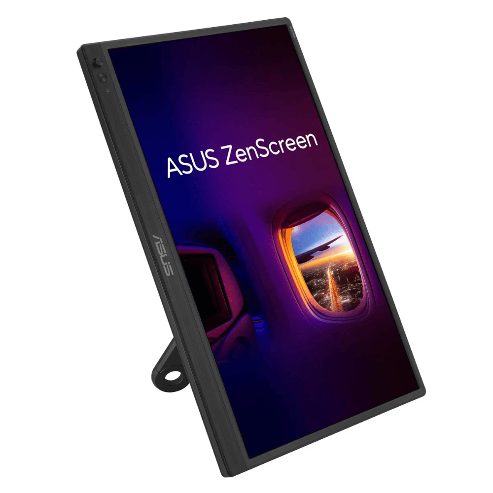 Monitor Portátil 15.6" ASUS ZenScreen MB169CK (Full HD IPS, 2× USB-C, Mini HDMI, Auto-Rotate, Soporte 360°) Nuevo