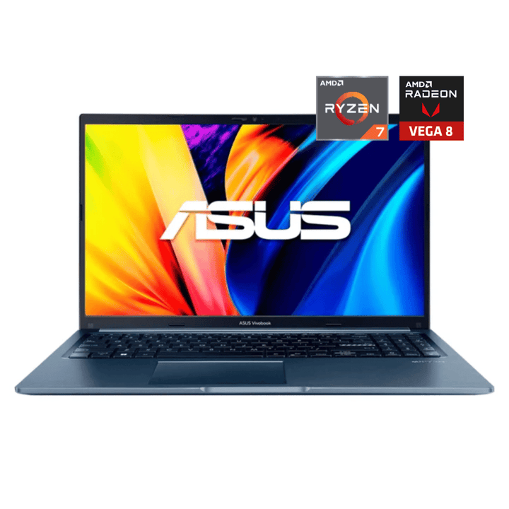 Notebook ASUS VivoBook 15 M1502YA-NJ741W (Pantalla 15.6" FHD, AMD Ryzen 7 7730U + AMD Radeon Vega 8, 16GB DDR4, 512GB SSD, Teclado Español, Wi-Fi, Windows 11 Home) Reacondicionado