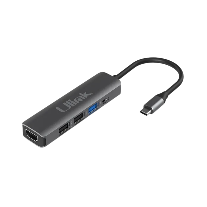 Adaptador Ulink Multipuerto USB-C 5 en 1 UL-ADC502 Nuevo