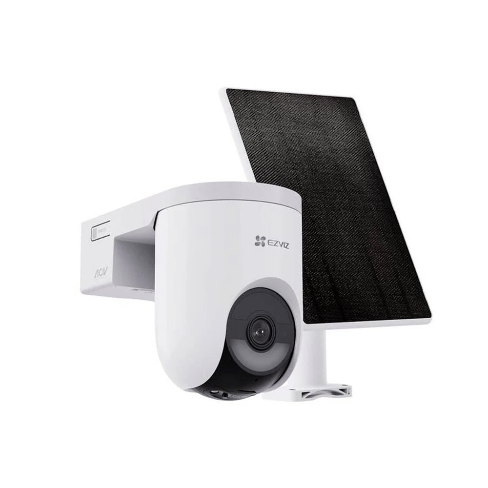 Cámara IP 4G EZVIZ HB8c 2K+ con Batería y Panel Solar (Sin Wi-Fi, Sin Cableado) CS-HB8c/SP-R100