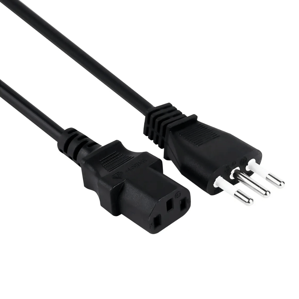 Cable de Poder 1.8 mts (IEC C13 — Enchufe 3 Patas Chile)