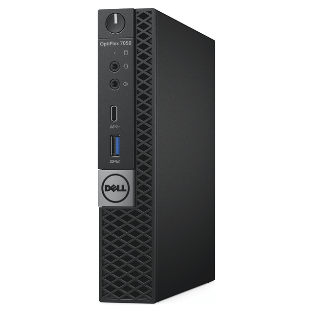 PC Tiny Dell OptiPlex 7050 (Intel Core i5 de 7° Gen, 8GB DDR4, 128GB SSD, Sin Wi-Fi, Windows 11 Pro) Reacondicionado