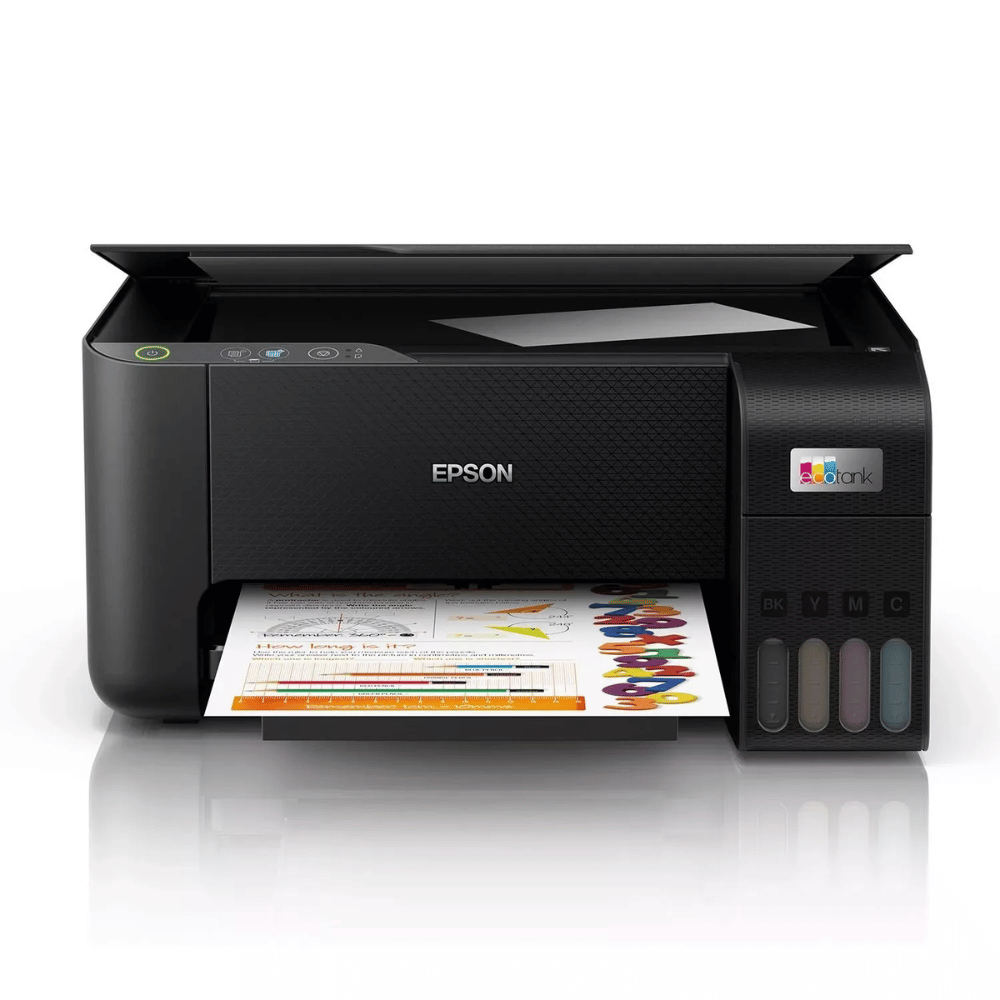 Impresora Multifuncional Epson EcoTank L3210 (Color, USB, Imprime/Copia/Escanea, Sistema EcoTank)