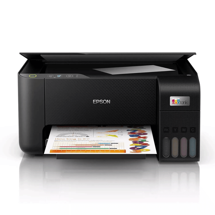 Impresora Multifuncional Epson EcoTank L3210 (Color, USB, Imprime/Copia/Escanea, Sistema EcoTank)