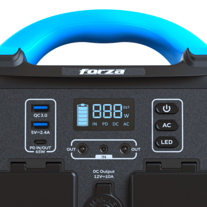 Generador Portátil Forza Titan 300W (FPP-T302-I, 220V, 2AC + 6DC, Universal)