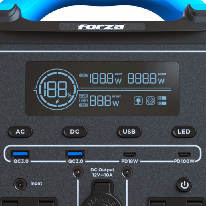 Generador Portátil Forza Titan 700W (FPP-T702-I, 220V, 2AC + 8DC, Universal)