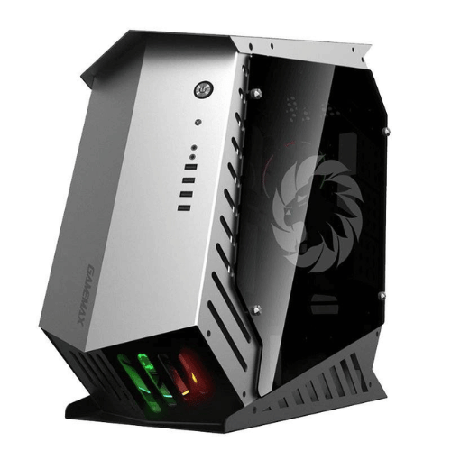 Gabinete Gamer Gamemax Autobot (Extended ATX, Vidrio Templado, ARGB, Blanco)