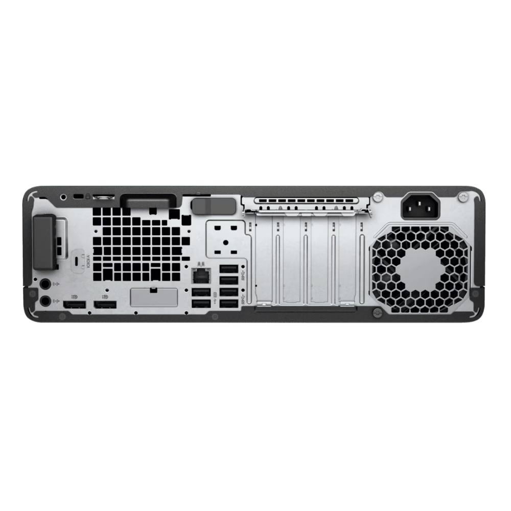 PC HP EliteDesk 800 G4 SFF Gamer Básico (Intel Core i5 de 8° Gen, 16GB DDR4, 256GB M.2, NVIDIA GT 710, Windows 11 Pro) Reacondicionado