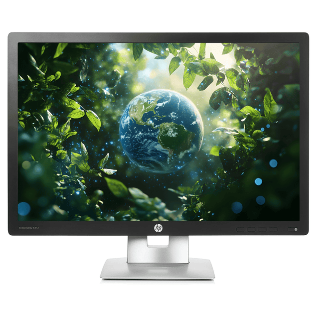 Monitor 24" HP EliteDisplay E242 (Full HD 1080p, IPS, HDMI, DisplayPort, VGA) Reacondicionado