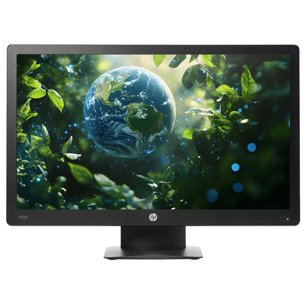 Monitor 22" HP P223 (Full HD 1080p, DisplayPort, VGA) Reacondicionado