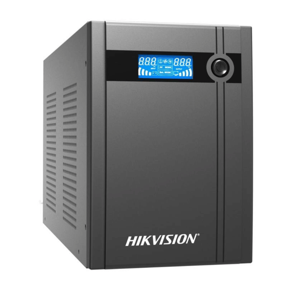 UPS Interactiva Hikvision 3000VA LCD DS-UPS3000 (1800W, 220V, 4 salidas)