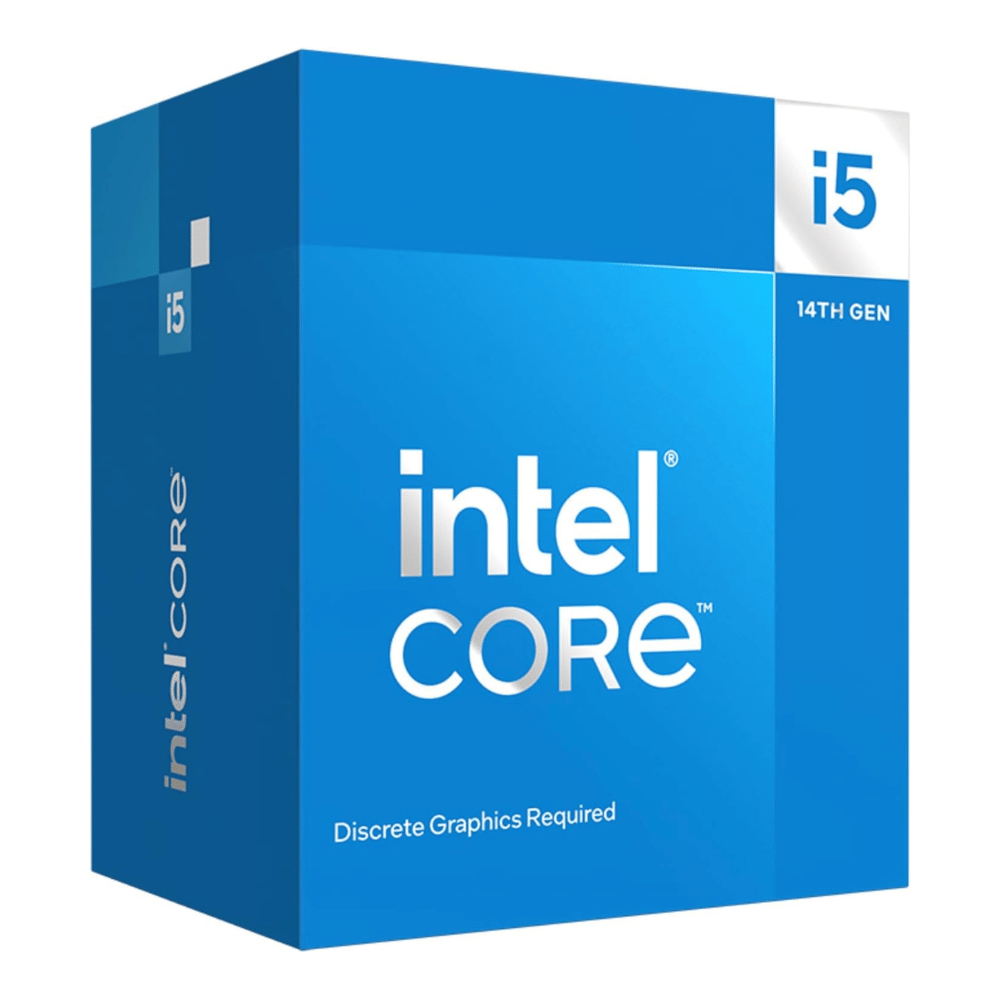 CPU Intel Core i5-14400F BX8071514400F (Socket 1700, 4.7 GHz, 10C/16T, 20MB, Sin GPU)