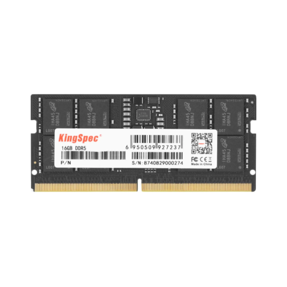 Memoria RAM KingSpec SODIMM DDR5 5600 MHz 16 GB KS5600D5N11016GB (Nuevo)