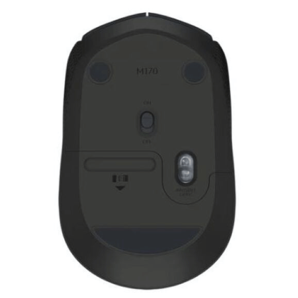 Mouse Wireless Logitech M170 (Nano receptor USB, 1000 DPI, Negro)