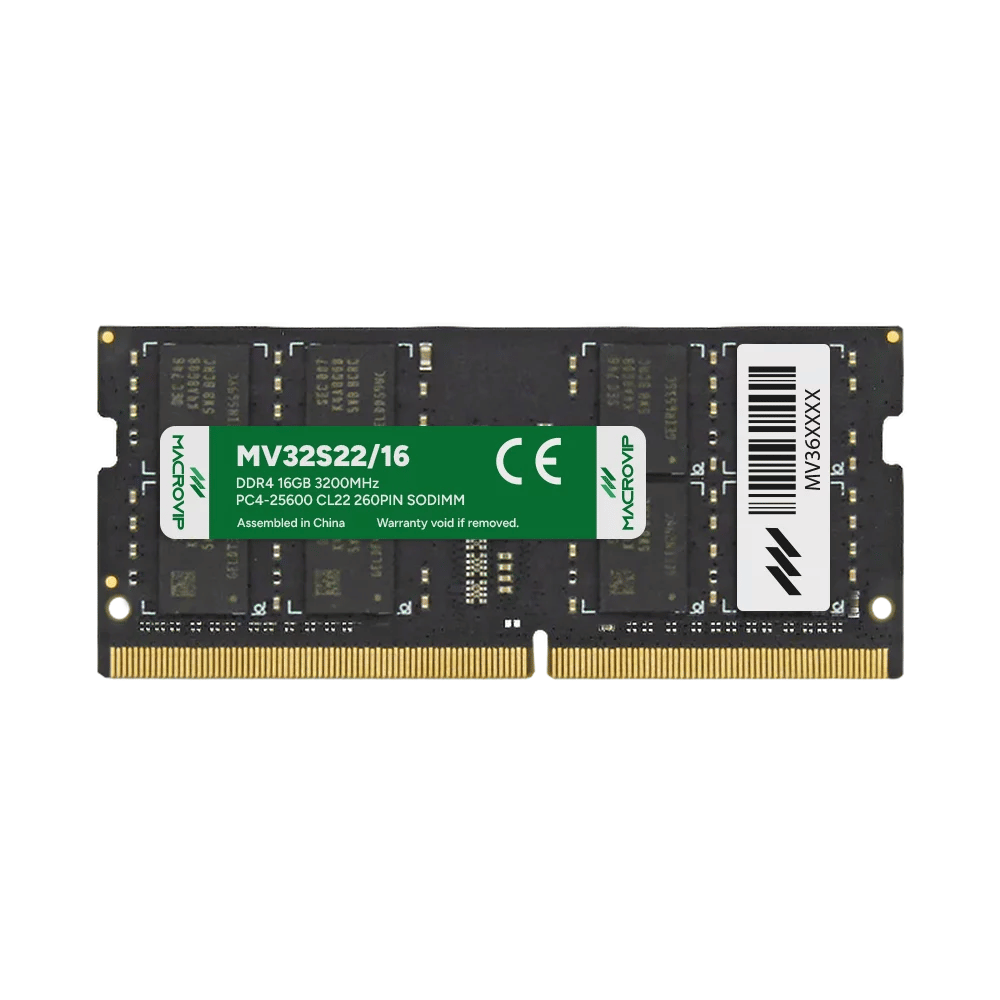 Memoria RAM SO-DIMM DDR4 MacroVip MV32S22/16 (3200MHz, 16GB)