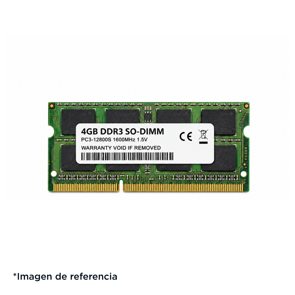 Memoria RAM SO-DIMM (4GB, DDR3, Genérica) Usada