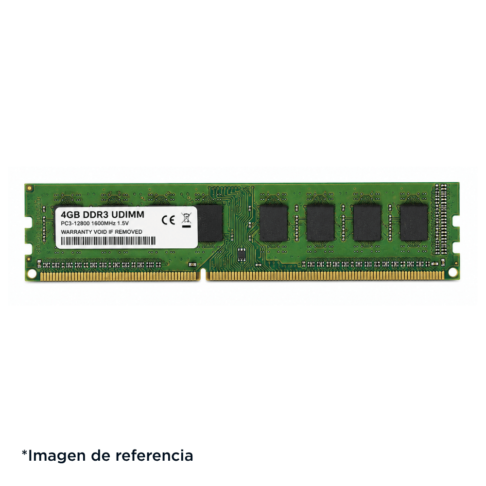 Memoria RAM UDIMM (4GB, DDR3, Genérica) Usada