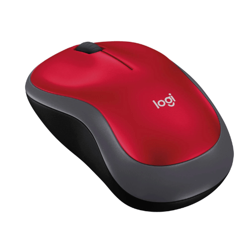 Mouse Logitech M185 Wireless Rojo