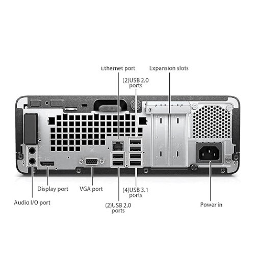 PC HP ProDesk 400 G4 (Intel Core i3 de 6° Gen, 16GB DDR4, 256GB SSD, Windows 11 Pro) Reacondicionado