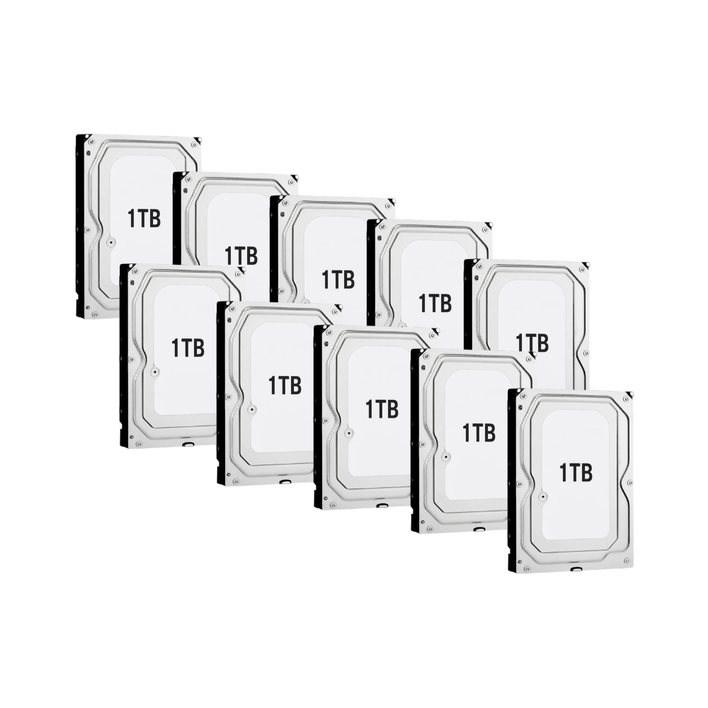 Pack 10 HDD 3.5'' de 1TB (Genérico) Reacondicionado