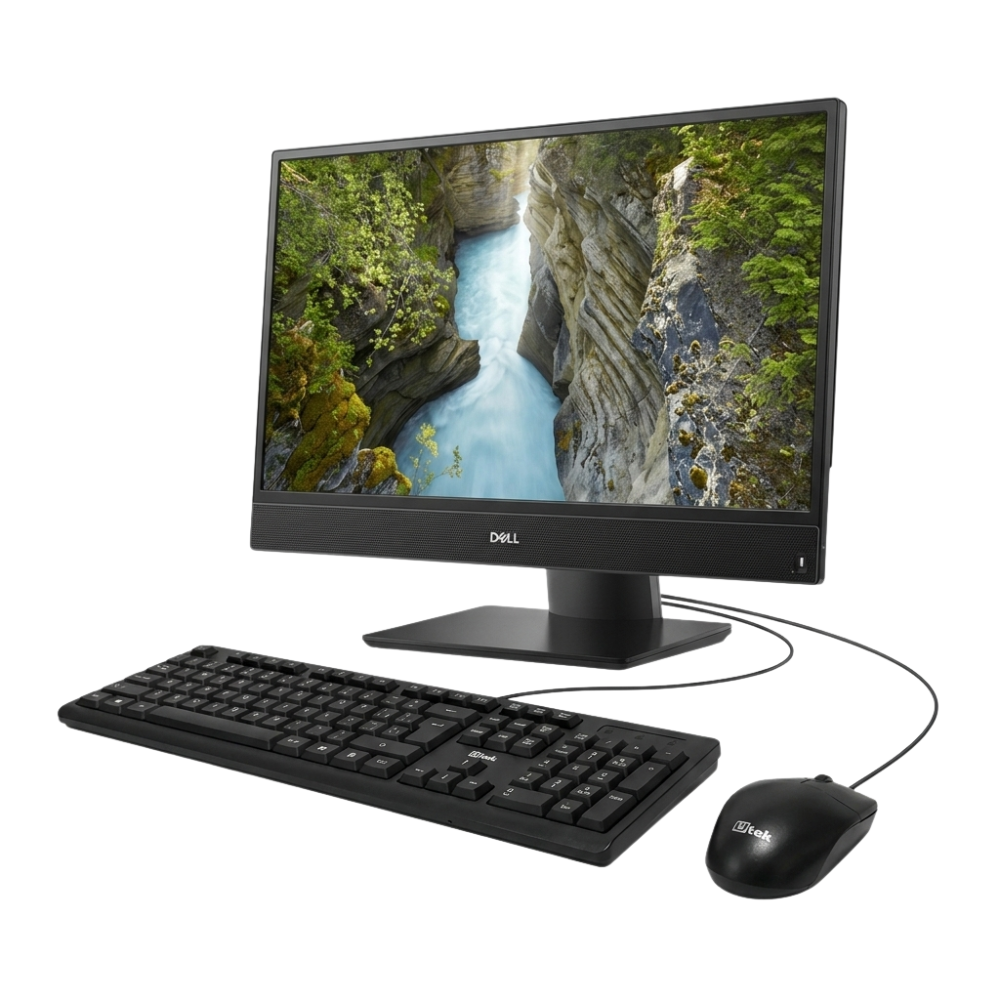 All in One Dell OptiPlex 5270 (Pantalla 21.5", Intel Core i5 de 8° Gen, 16GB DDR4, 256GB SSD, Windows 11 Pro) Reacondicionado + Teclado y Mouse UTEK