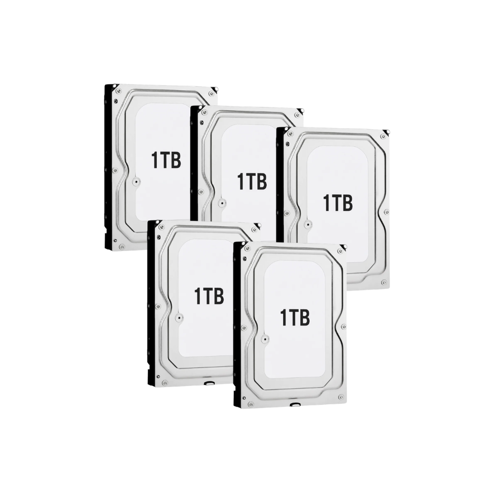 Pack 5 HDD 3.5'' de 1TB (Genérico) Reacondicionados