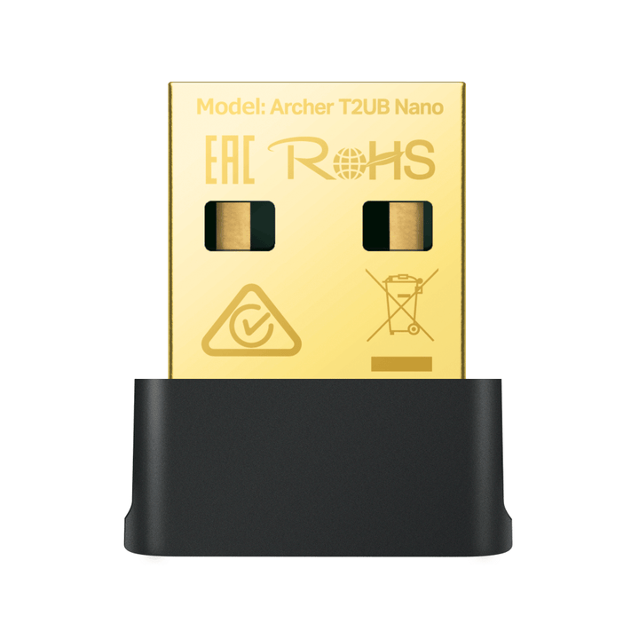 Adaptador Wi-Fi + Bluetooth USB TP-Link Archer T2UB Nano (AC600 Dual Band, Bluetooth 4.2, USB 2.0)