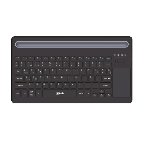 Teclado Bluetooth Recargable UTEK UT-KBBT900P con Touchpad