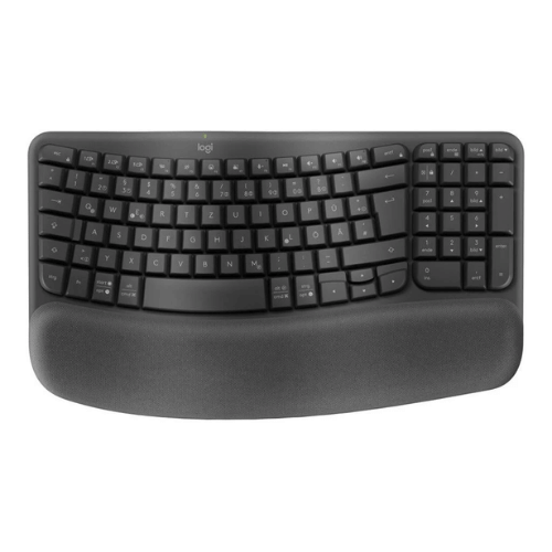Teclado Logitech Wave Keys Ergonómico Bluetooth Grafito