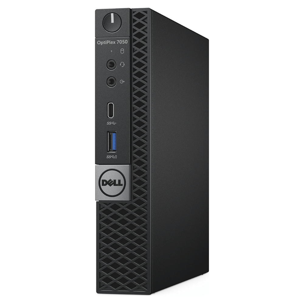 PC Tiny Dell OptiPlex 7050 (Intel Core i5 de 7° Gen, 8GB DDR4, 256GB SSD, Sin Wi-Fi, Windows 11 Pro) Reacondicionado