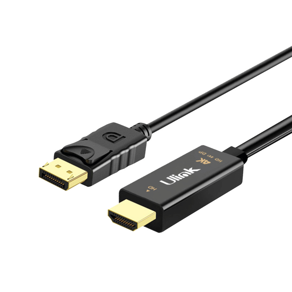 Cable HDMI a DisplayPort Ulink UL-CBHDP700 (4K, 1.8 mts)