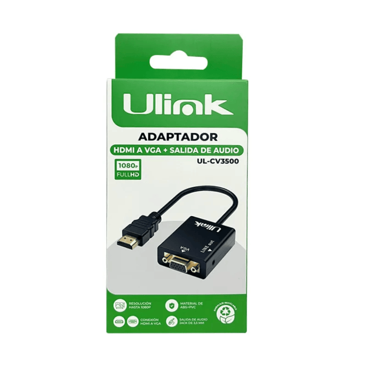 Adaptador HDMI a VGA Ulink UL-CV350